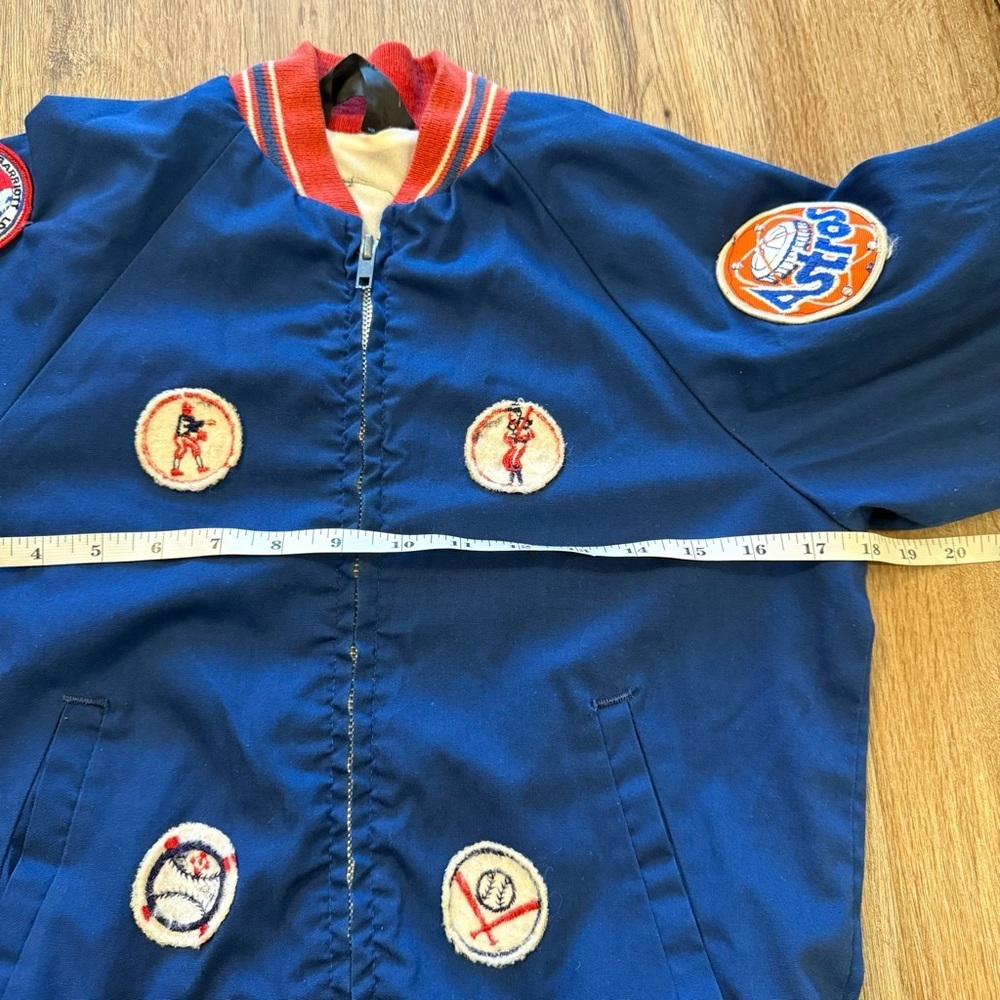 Vintage Sears Baseball Jacket Varsity Major Leave MLB Astros Houston Youth 16 - Picture 4 of 6